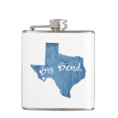 Big Bend National Park Wood Grain Heupfles (Voorkant)