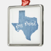 Big Bend National Park Wood Grain Metalen Ornament (Links)