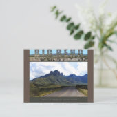 BIG BEND NAT'L PARK-Texas-The Bin- Briefkaart (Staand voorkant)
