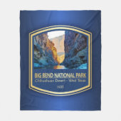 Big Bend NP (PF1) Fleece Deken (Voorkant)