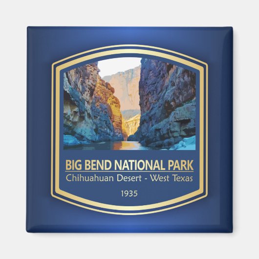 Big Bend NP (PF1) Magneet (Voorkant)