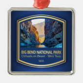 Big Bend NP (PF1) Metalen Ornament (Voorkant)