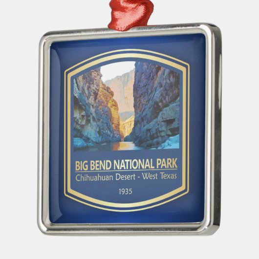 Big Bend NP (PF1) Metalen Ornament (Links)