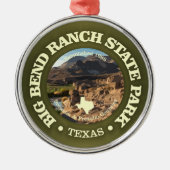 Big Bend Ranch SP Metalen Ornament (Voorkant)