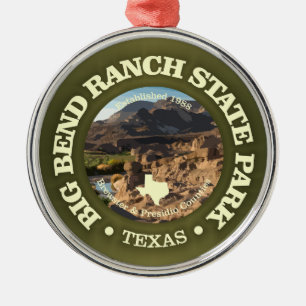 Big Bend Ranch SP Metalen Ornament