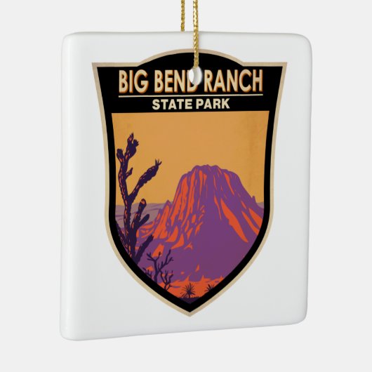 Big Bend Ranch State Park Texas Keramisch Ornament (Rechts)