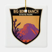 Big Bend Ranch State Park Texas  Keramisch Ornament (Achterkant)