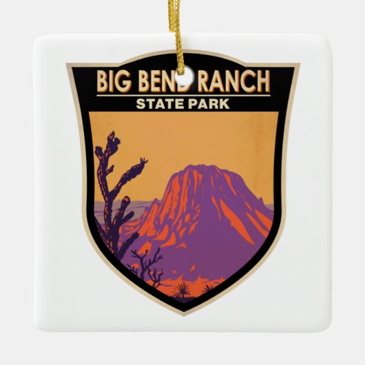 Big Bend Ranch State Park Texas  Keramisch Ornament (Voorkant)