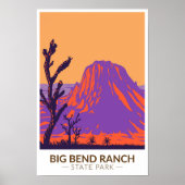 Big Bend Ranch State Park Texas  Poster (Voorkant)