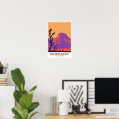 Big Bend Ranch State Park Texas Retro Poster (Thuiskantoor)