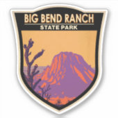 Big Bend Ranch State Park Texas  Sticker (Voorkant)