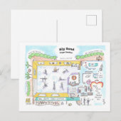 Big Bend SMALL postcard by Jzikah Briefkaart (Voorkant / Achterkant)