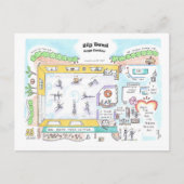 Big Bend SMALL postcard by Jzikah Briefkaart (Voorkant)