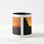 Big Bend Sunset-met citaat Mok (Midden)