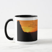 Big Bend Sunset-met citaat Mok (Links)