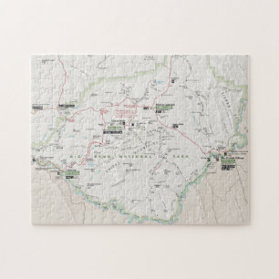 Big Bend (Texas)-kaartenpuzzel Legpuzzel