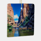 Big Bend Texas National Park Mariscal Canyon Keramisch Ornament (Rechts)
