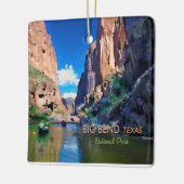 Big Bend Texas National Park Mariscal Canyon Keramisch Ornament (Links)