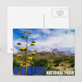 Big Bend Texas US National Park Post Kaart (Voorkant / Achterkant)