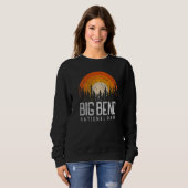 Big Bend US National Park Texas Retro 70 s Trui (Voorkant volledig)