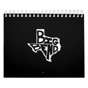 Big Bend West Texas Hiking Retro  Kalender