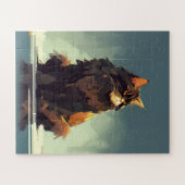 Big Beuful en Majestic Cat Legpuzzel (Horizontaal)