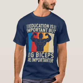 Big Biceps is een belangrijke schimmelwerende gym T-shirt