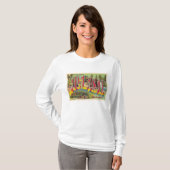 Big Bin California  Briefkaart met grote letters T-shirt (Voorkant volledig)