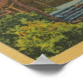 Big Bin, Californië "Camp Fire Bowl"-Uitzicht Poster (Hoek)