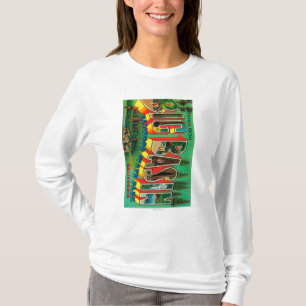 Big Bin, Californië - Grote Letter-scènes T-shirt