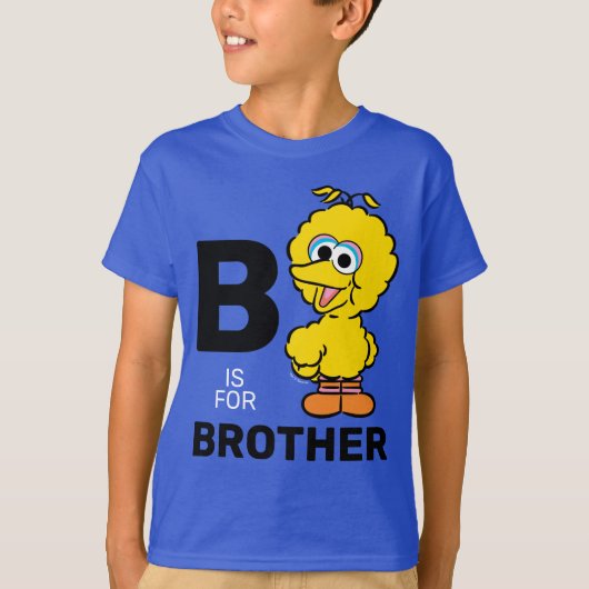 Big Bird | B is voor Broeder T-shirt (Voorkant)