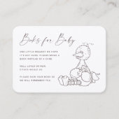 Big Bird Baby Book Request Insert Plaatskaartje (Voorkant)