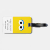 Big Bird Big Face Bagagelabel (Achterkant horizontaal)