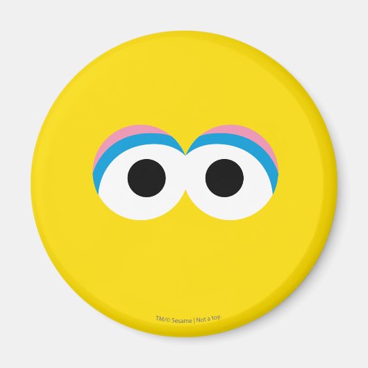 Big Bird Big Face Magneet (Voorkant)