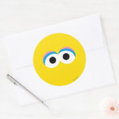 Big Bird Big Face Ronde Sticker (Envelop)