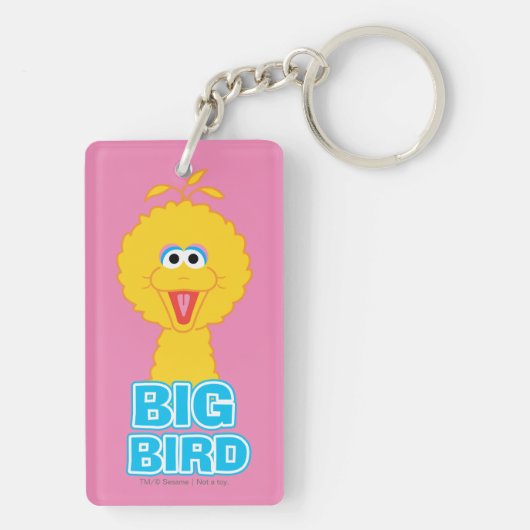 Big Bird Classic Style Sleutelhanger (achterkant)