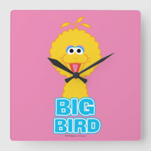 Big Bird Classic Style Vierkante Klok