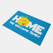 Big Bird Face Deurmat (Schuin)