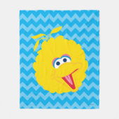 Big Bird Face Fleece Deken (Voorkant)