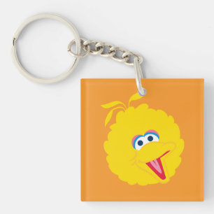 Big Bird Face Sleutelhanger