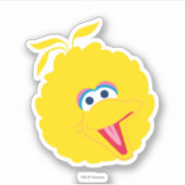 Big Bird Face Sticker (Voorkant)