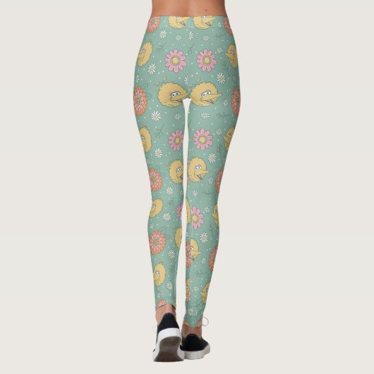 Big Bird | Good Vibes Floral Pattern Leggings (Achterkant)