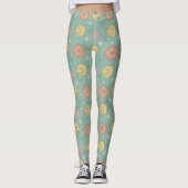 Big Bird | Good Vibes Floral Pattern Leggings (Voorkant)