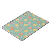 Big Bird | Good Vibes Floral Pattern Notitieboek (Linkerzijde)