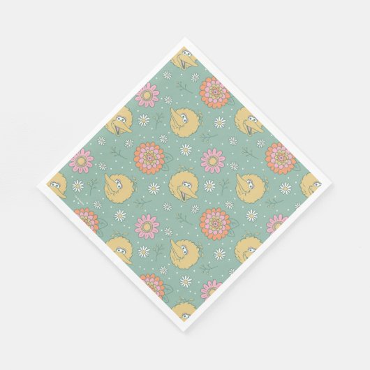 Big Bird | Good Vibes Floral Pattern Servet (Hoek)