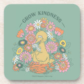 Big Bird | Grafisch grow Kindness Floral Bier Onderzetter (Voorkant)
