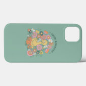 Big Bird | Grafisch grow Kindness Floral Case-Mate iPhone Case (Achterkant (horizontaal))
