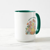 Big Bird | Grafisch grow Kindness Floral Mok (Voorkant rechts)