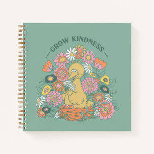 Big Bird   Grafisch grow Kindness Floral Notitieboek
