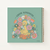 Big Bird | Grafisch grow Kindness Floral Notitieboek (Achterkant)